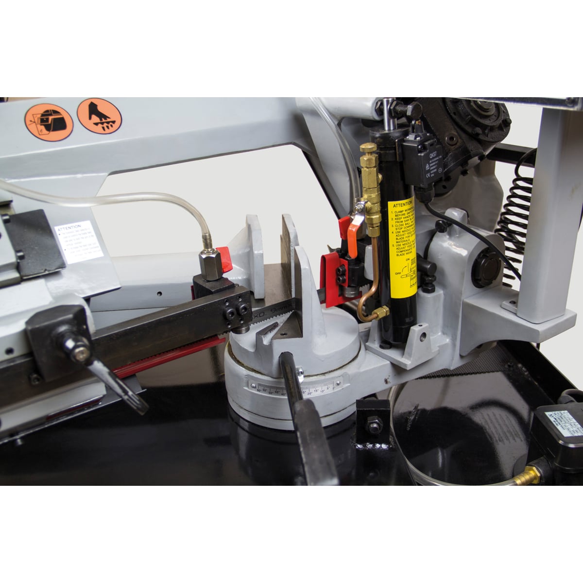 SIP 10 Inch Swivel Head Pull-Down Metal Bandsaw